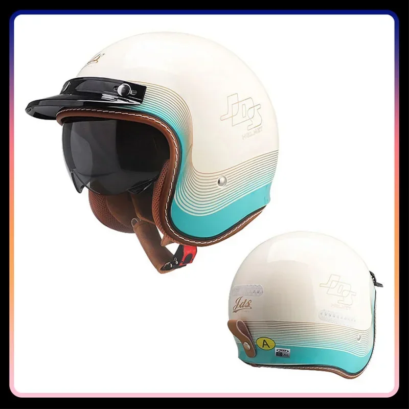 Helm Sepeda Motor Open Face Pr - Vintage Open Face Retro Helmet ulasan dan harga