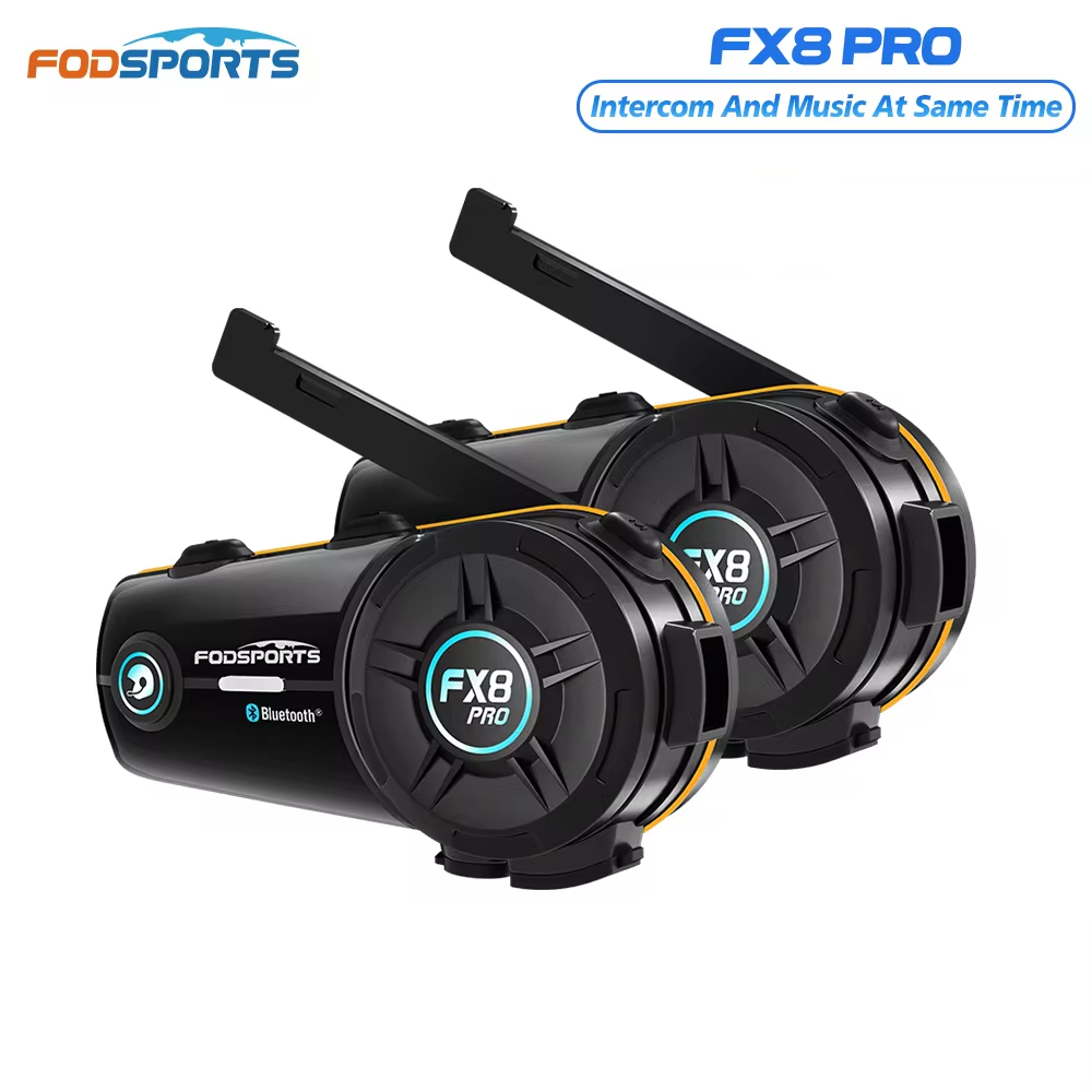 2pcs Fodsports FX8 Pro Interko - Full Face Motorcycle Helmet With Bluetooth ulasan dan harga