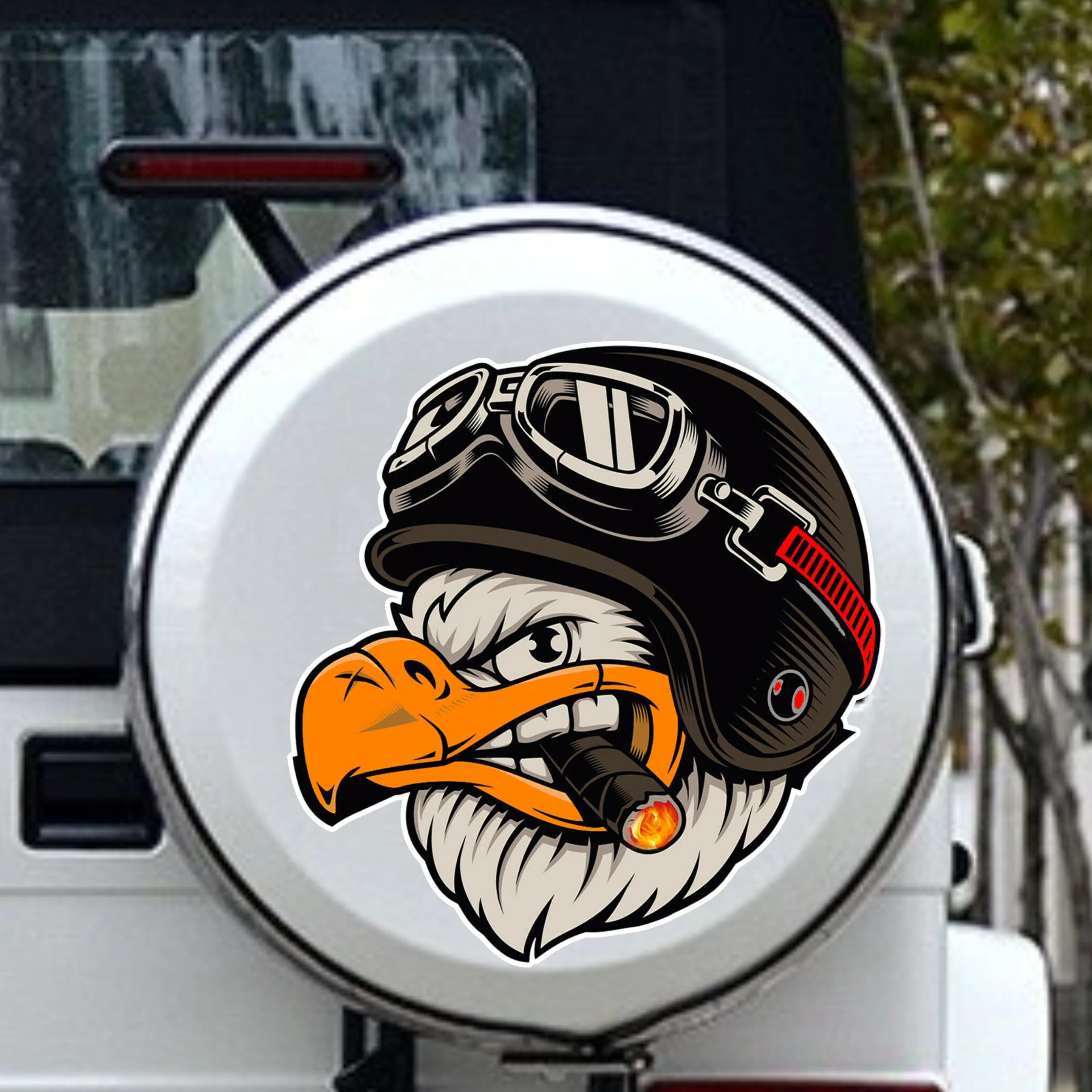 Stiker mobil kepribadian Elang - Motorcycle Helmets ulasan dan harga