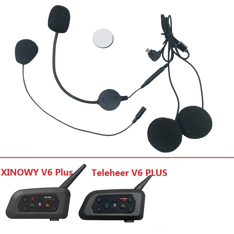Speaker Earphone Tipe C 2 in 1 - Universal Motorcycle Helmet Intercom Headset ulasan dan harga