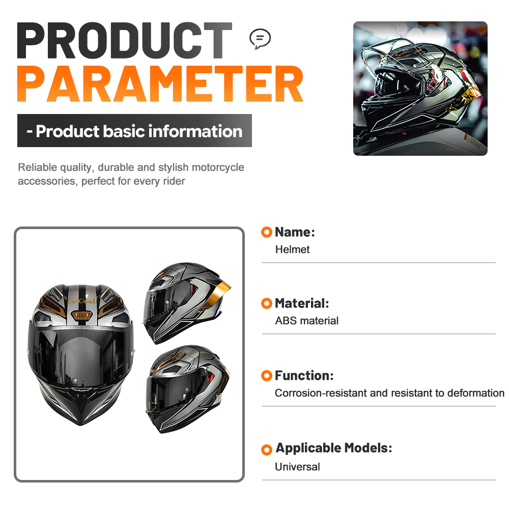 Helm Motor Full-Face Bergaya d - Dual Visor Motorcycle Racing Helmet ulasan dan harga