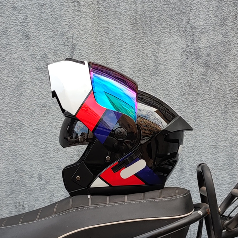 ORZ Helm Sepeda Motor Flip Mod - Dual Visor Motorcycle Racing Helmet ulasan dan harga