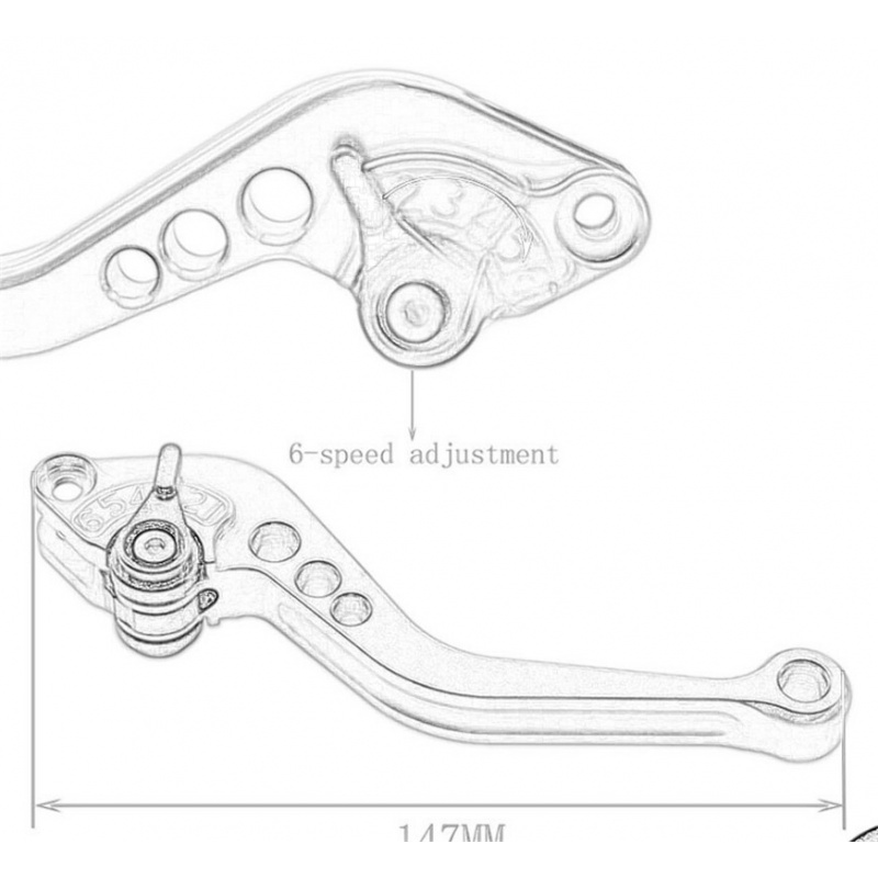 Untuk GROM MSX 125 MSX125 2014 - Cnc Aluminum Adjustable Brake Clutch Levers ulasan dan harga