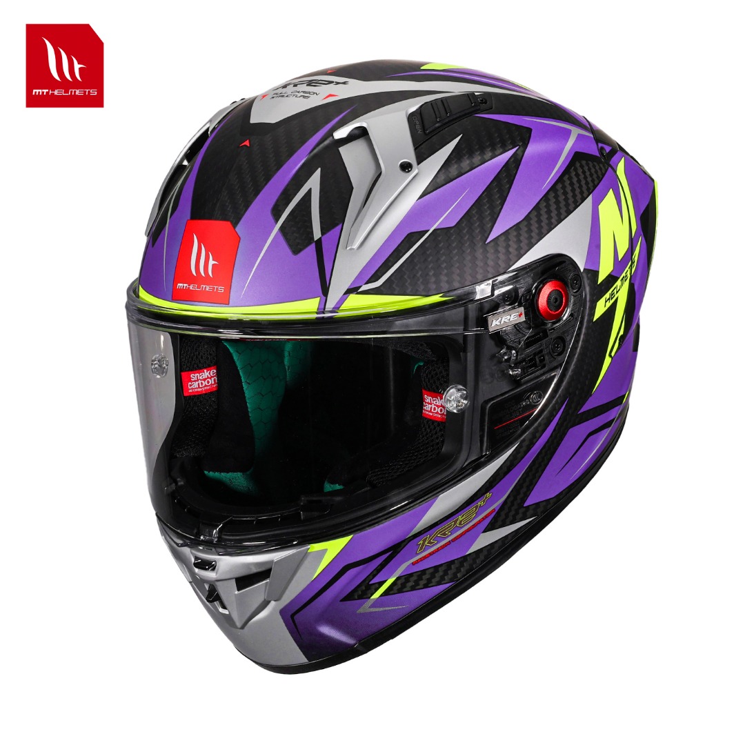 Helm Motor Full Face Serat Kar - Carbon Fiber Lightweight Motorcycle Helmet ulasan dan harga