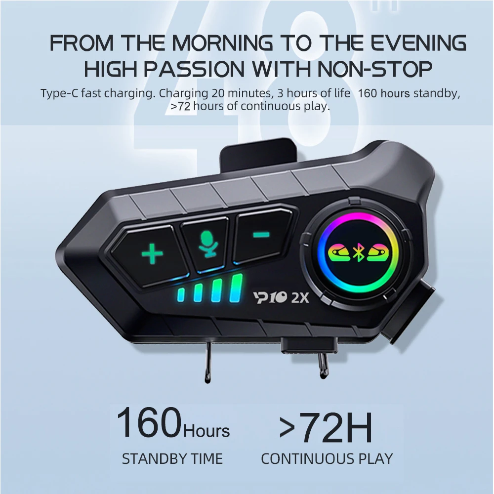 Y10 2x Headset Bluetooth Inter - Full Face Motorcycle Helmet With Bluetooth ulasan dan harga