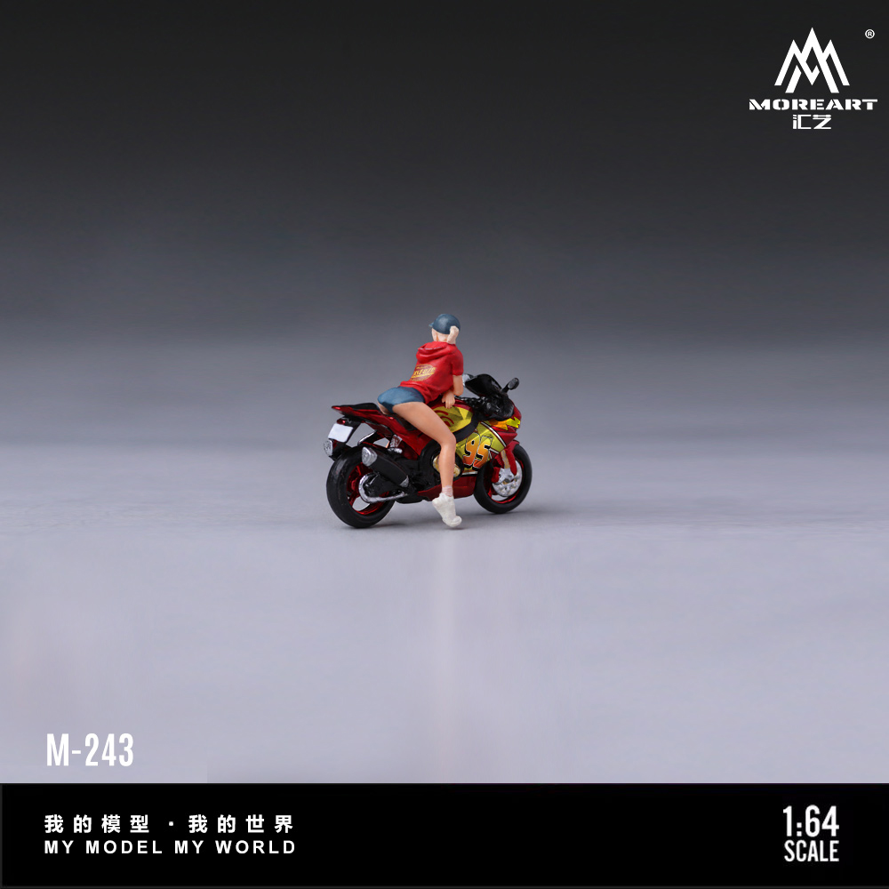 MoreArt 1:64 Model Motor Resin - Motorcycle Parts ulasan dan harga